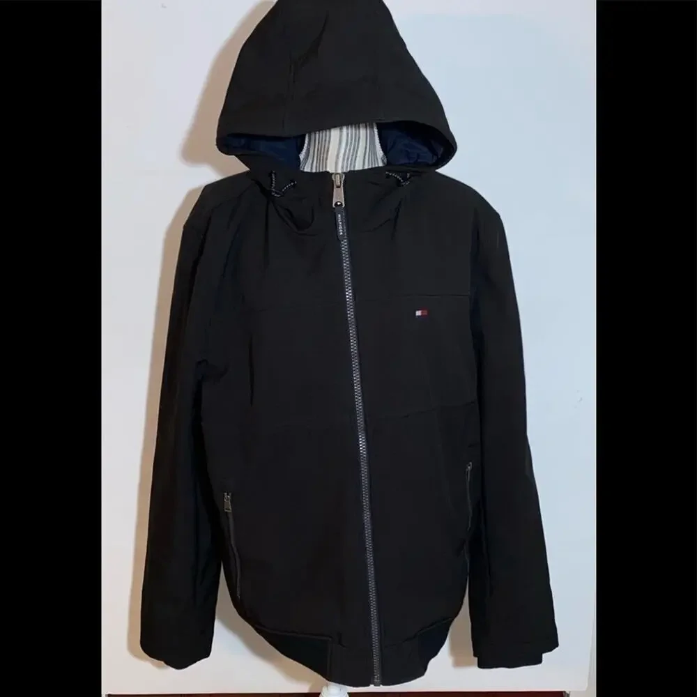 TOMMY HILFIGER MENS FULL ZIP PARKA SIZE XL (EG)